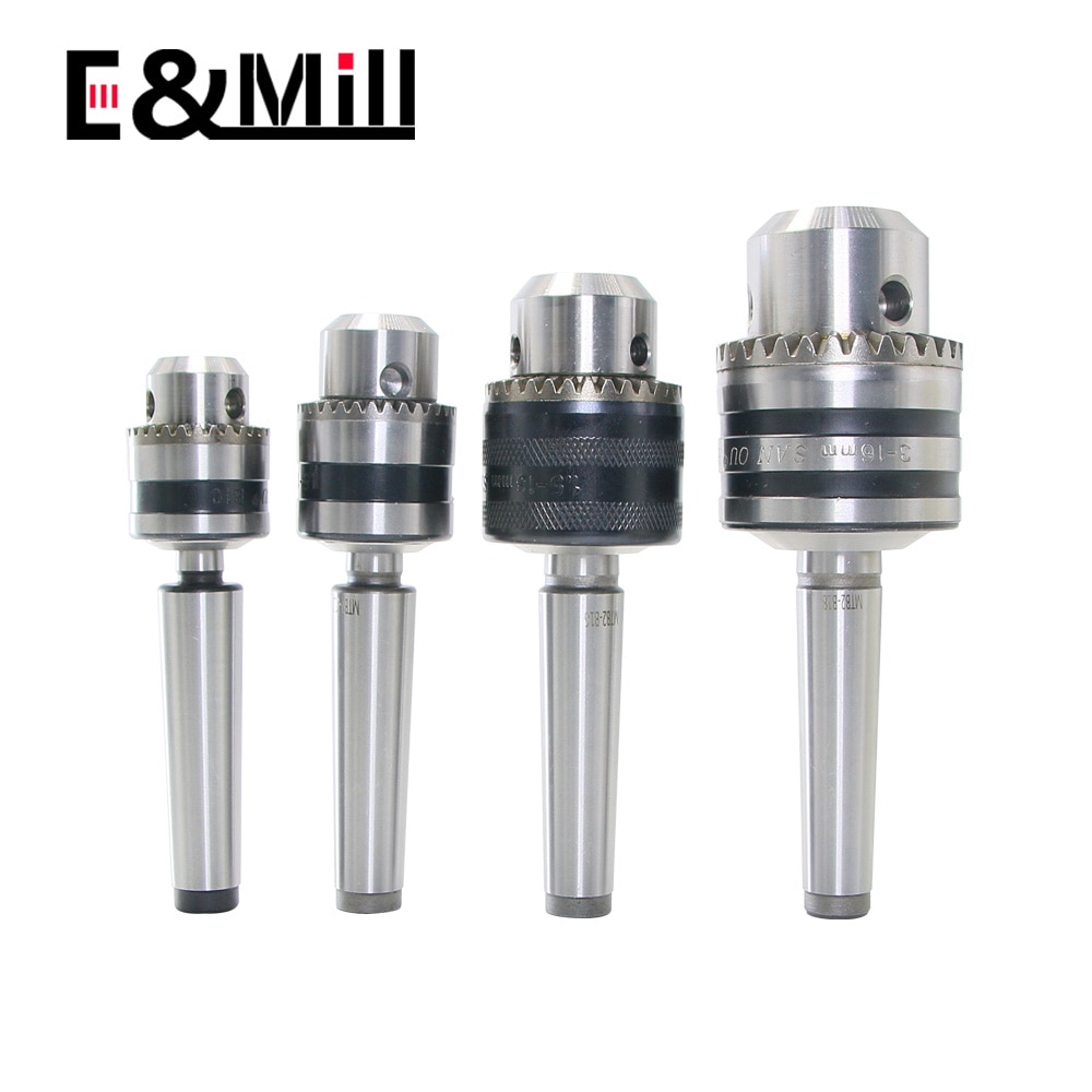 1Set MT2 MT3 MT4 B10 B12 B16 B18 Pull back Morse thread shank Drill Chuck Arbor Lathe CNC drill machine tool holder M10 M12 M16