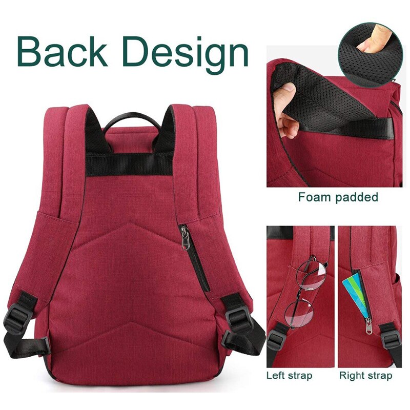 Tigernu multifuncional mochila feminina moda juventude feminino usb 15.6 polegada portátil mochila mochila mochilas para adolescentes meninas