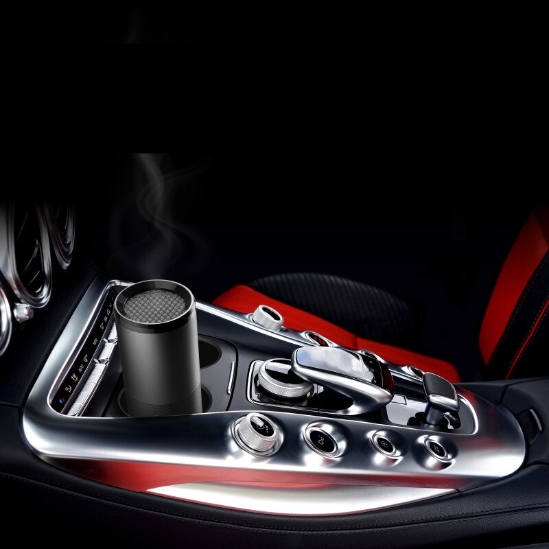 Car Air Purifier Ionizer Negative Ion Aluminum alloy Car Air Freshener Activated Carbon Formaldehyde Auto Air Clean Accessories