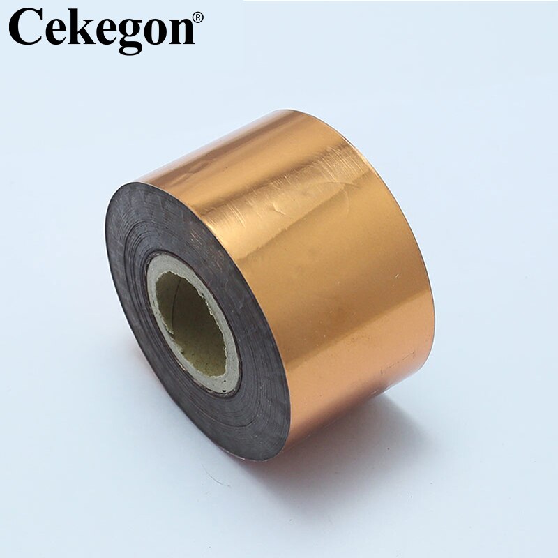 8 cm Breite Heiße Stanzen Folie Papier für Leder PVC Papier Gold Silber Heißer Folie Stanzen Papier Handwerk Papier: 07 Bronze- Gold