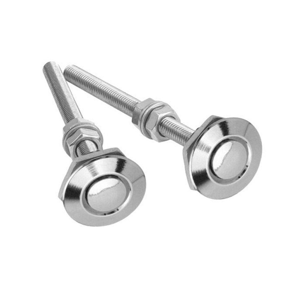 Silver Push Button Latche Bonnet Bumper Latch Cabinets Custom Furniture