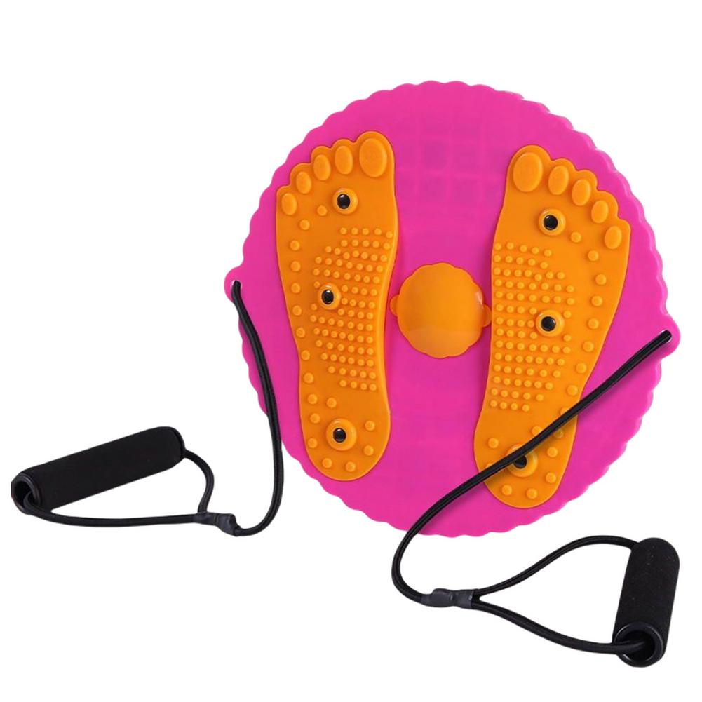 Twister Plaat Twist Board Plaat Draai Schijf Afslanken Benen Fitness Twist Taille Wriggle Plaat Balans Voetmassage Disc: Rood