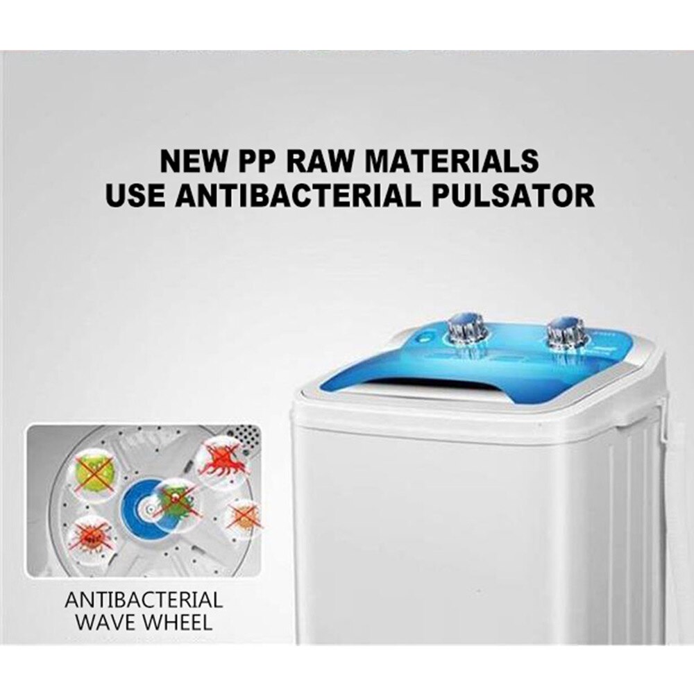 Household Small Clothes Dryer Rntal Room Clothes Dryer with Power-saving Mini Washing Machine Spin-drying Washing Machine