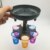 6 Shot Glass Dispenser Holder Carrier Caddy Liquor Dispenser Party Beverage Drinking Games Bar Cocktail Wine Quick Filling Tool: Gray Set A