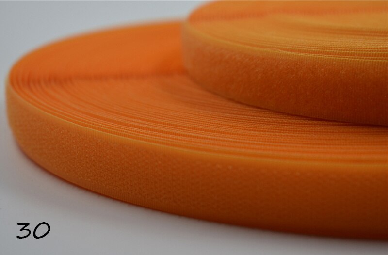 2cm 24m par krog og løkke selvklæbende tape velcro fleksible wrap sko tøj tape nylon sy på trykknapper: 30 24m par
