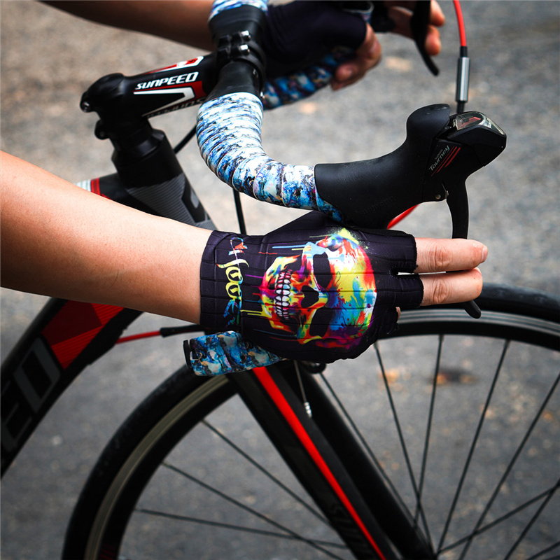 Guantes CNC, accesorios para bicicleta, guantes para Mtb, guantes de ciclismo de verano, guantes de medio dedo para bicicleta, traje deportivo para Fitness