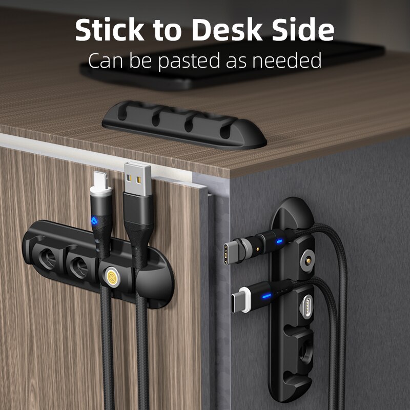Étui 3 en 1 pour prises de câbles magnétiques Micro USB Type C, boîte de rangement Portable pour prises de câbles magnétiques, étui pour connecteurs et embouts