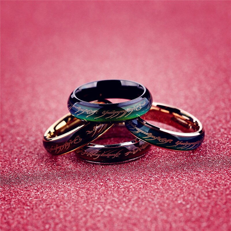 Stemming trouwring mannen Temperatuur Kleur Veranderen Ringen Voor vrouwen