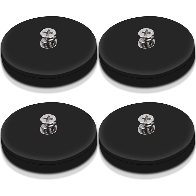Kratzfeste Montagemagnete, gummibeschichtete Neodym-Magnete, rutschfester starker Magnet für Beleuchtungsleiste. Küchenzubehör