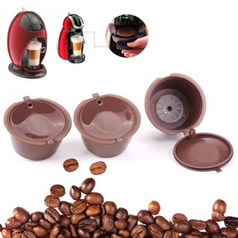 5 Stks/set Herbruikbare Hervulbare Capsules Pods Voor Nescafe Dolce Gusto Machines Maker Koffie Capsule Pod Cup Cafeteira Accessoires Te Bevestigen
