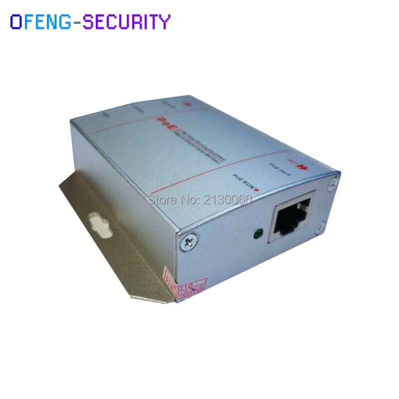 POE injector rj45 poe single port 2x Gigabit RJ45 Ports+ 1x DC Input Port ,bandwidth 10/100/1000 and Support IEEE802.3AF/AT