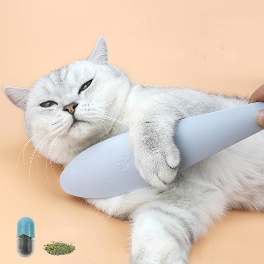 Huisdier Kattenkruid Ontharing Borstels Nep Tong Kam Bont Zachte Kammen Hark Tickle Massage Grooming Gereedschap Plastic Huisdieren Benodigdheden n06