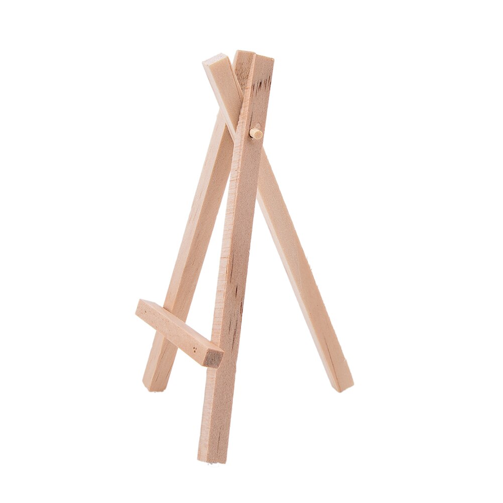 1Stck Holz Mini Künstler Staffelei Holz Hochzeit Tisch Karte Stand Anzeige Halfter Für Party Dekoration 12,5 x7cm