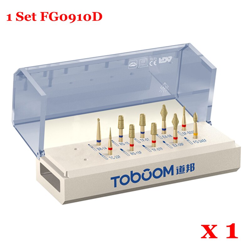 10pz Kit Borse Preparazione Dentale Borse Fg Per Intarsio E Onlay - Foto 10