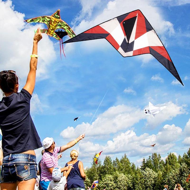 Armor Triangle Kite 30m Dual Line Stunt Kite Flying Parachute Albatross Kites For Adults Outdoor Toy Latawiec Eagle Kiteboard