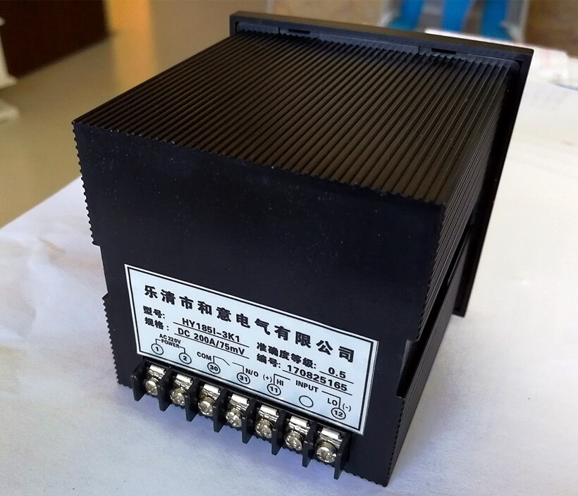 Digital Display Single-phase DC Intelligent Ammeter Digital Ammeter Head with Upper and Lower Limit Alarm Relay Output