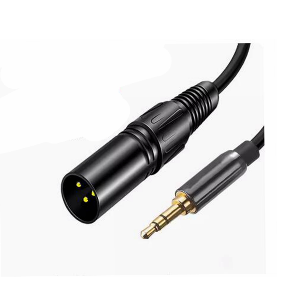 XLR To 3.5mm Microphone Aux Audio HiFi Cable 3.5 Jack Male To XLR Female Mic Cord For Smartphone Camcorders DSLR Camera Computer