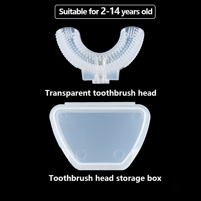 Opzetborstels Opzetborstels Voor Kinderen U-vorm Elektrische Tandenborstel Heads Oral Care Voor Kids