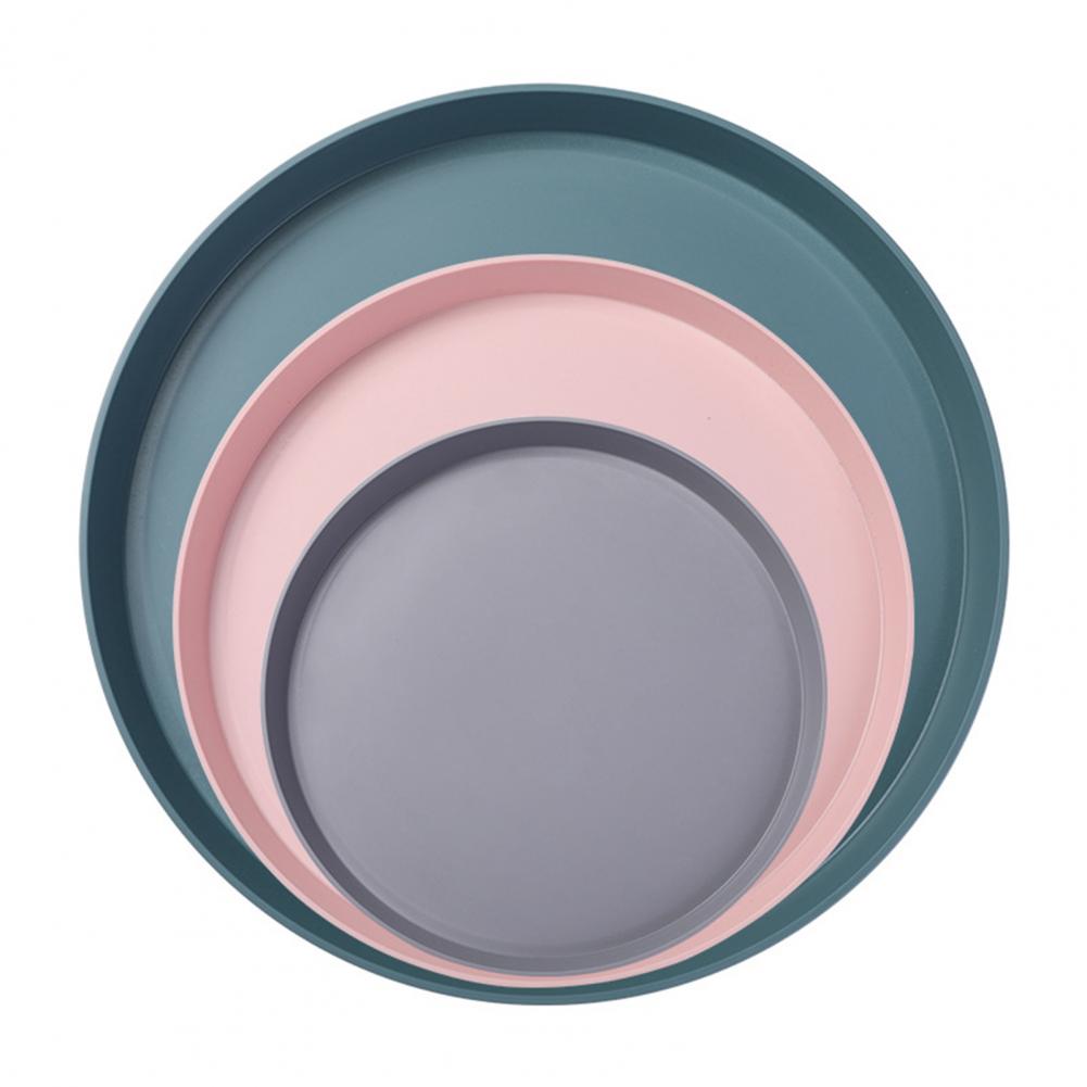 Shockproof Serving Tray Anti-deformed PP Coffee Tea Exquisite Fruit Tray for Living Room