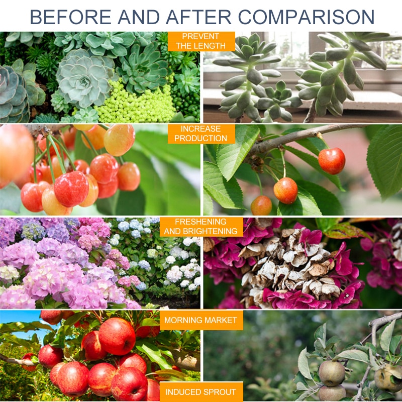 5 Modes Plant Growth Lights Lamp Bulb 360-degree Rotary 3-lamps Clip Holder UK Full Spectrum LED Grow Light Flower Plant Lamp