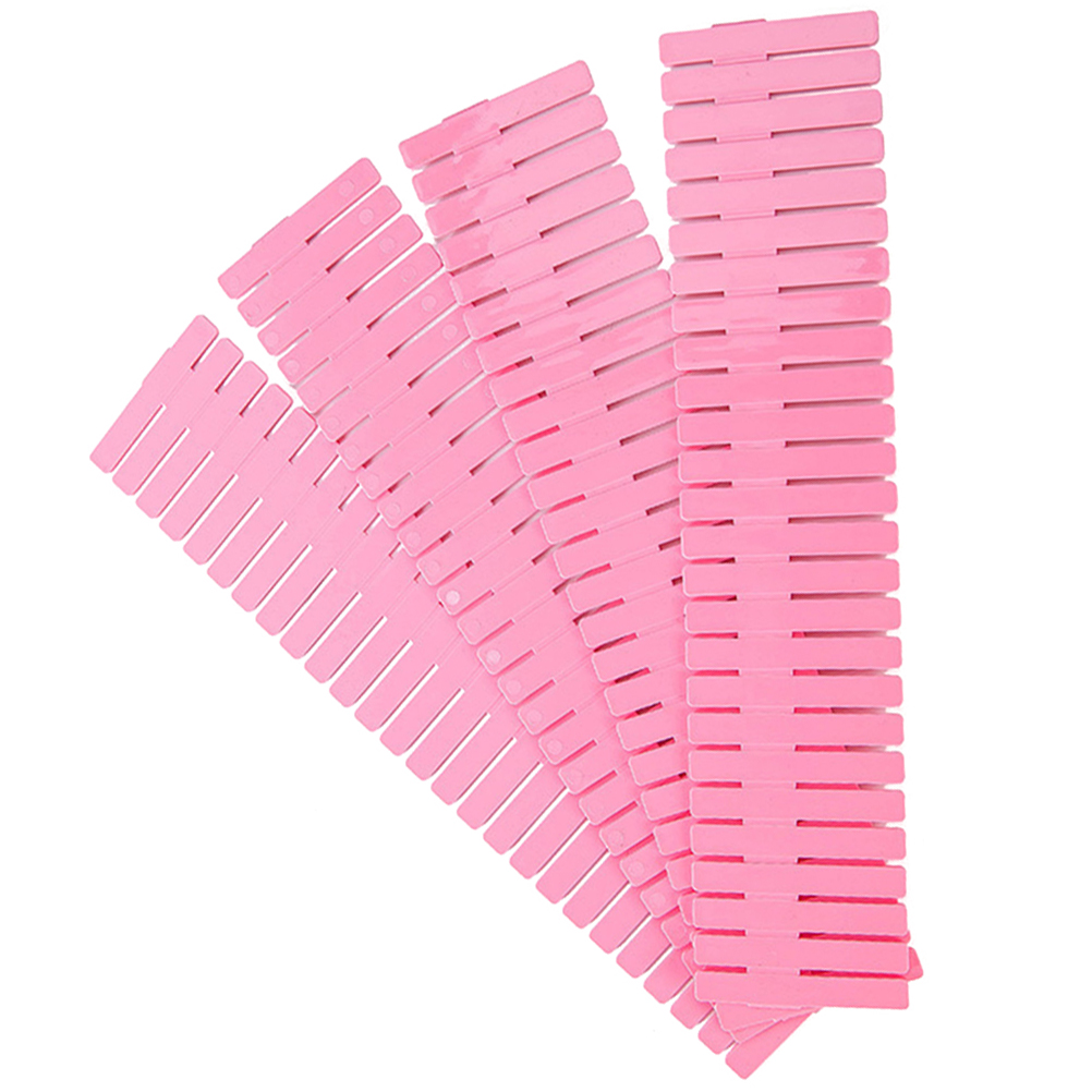 4 stk gør-det-selv-plastik-husholdningsskuffehylder organiser skillevæg opbevaring til tørklæder skabsundertøj makeupstrømper stationære