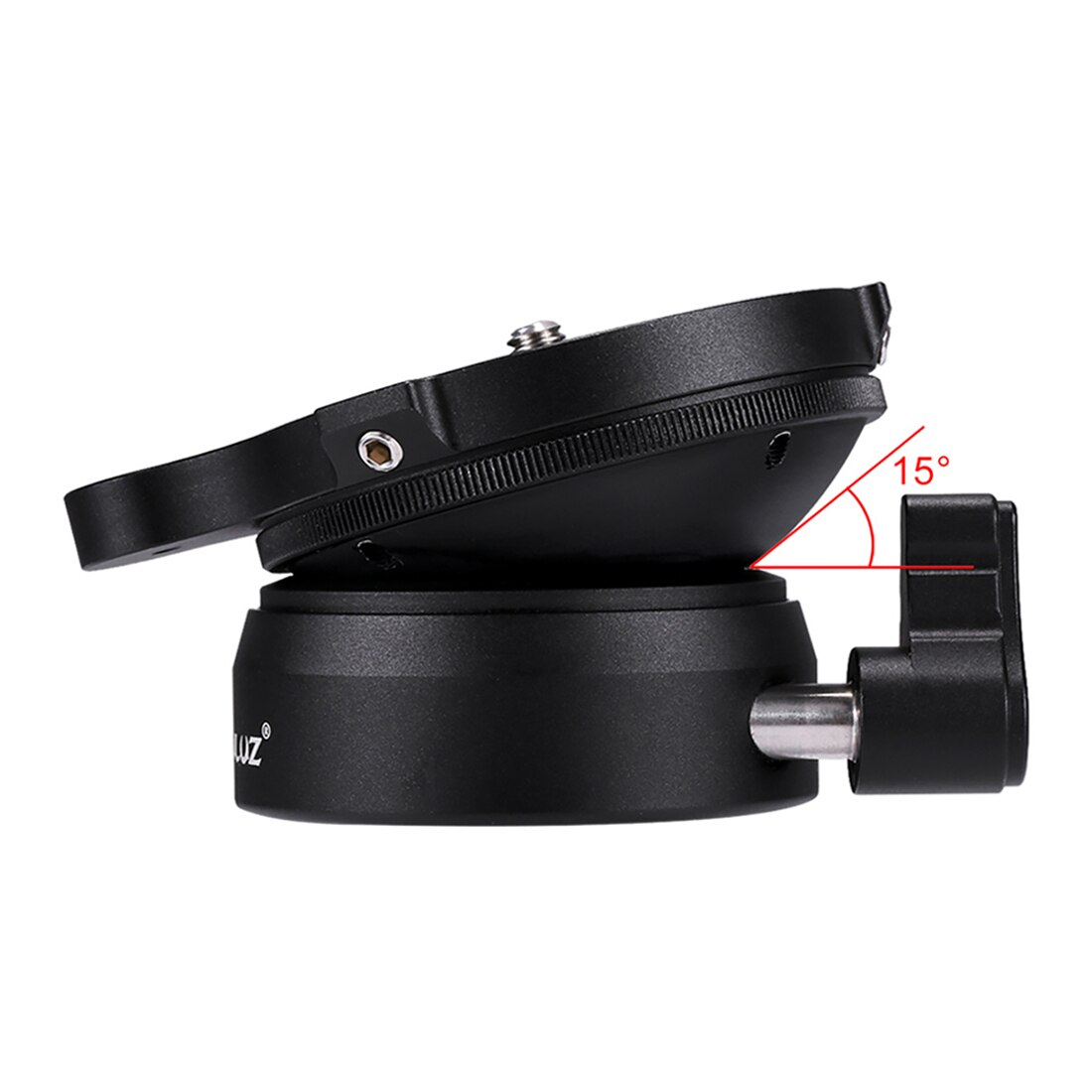 Puluz 1/4 & #39 ;& #39 ; gewindekuppel-panoramakopf, verstellbarer stativ-nivellierkopf mit libelle, 3/8 standardschrauben