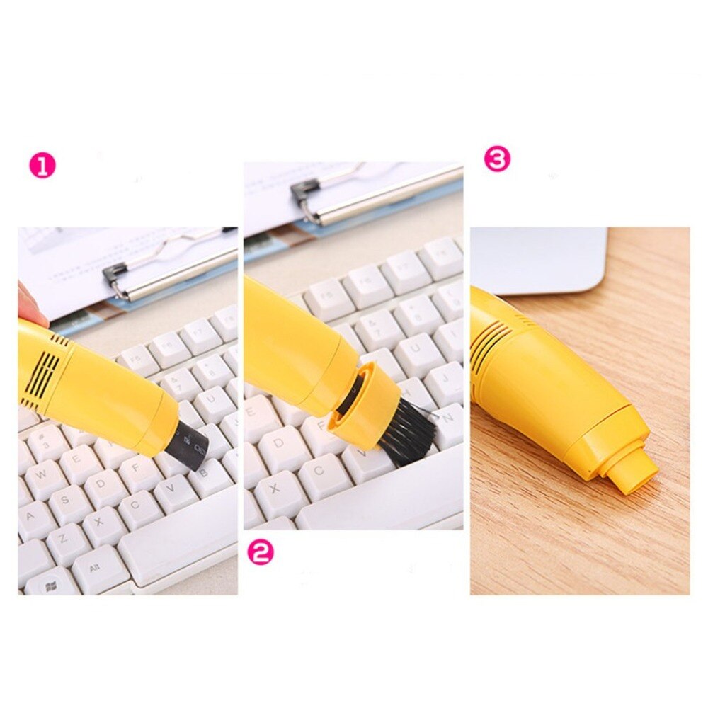 Mini Computer Vacuum Air Duster Usb Toetsenbord Reiniger Pc Laptop Toetsenbord Borstel Dust Cleaning Voor Gamer Computer Schoon Gereedschap