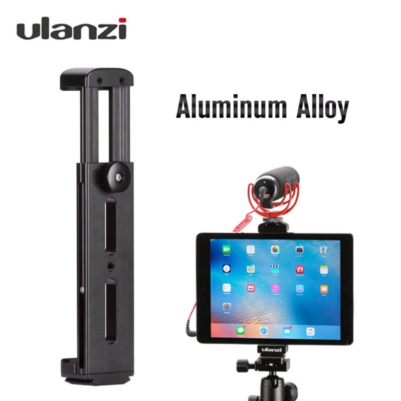 Ulanzi U-Pad Pro Aluminium Statief Mount W Koud Schoen Adapter Tablet Clip Clamp Standhouder Voor Ipad Pro mini Air Licht Mic Stand