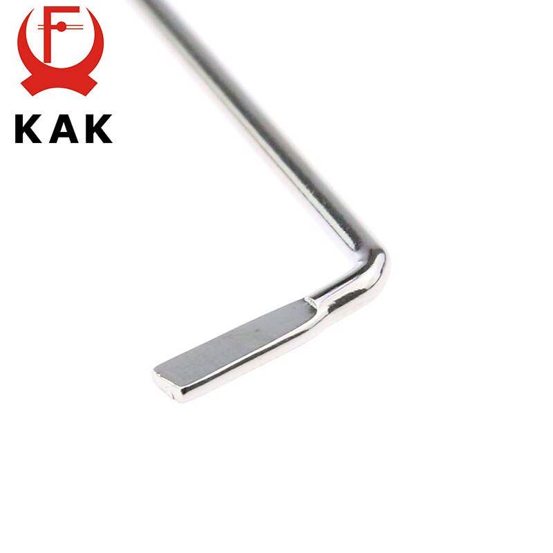 KAK 5PCS Locksmith Tools Stainless Steel Double Row Tension Wrench Tool Removal Hooks Lock Extractor Set Furniture Hardware