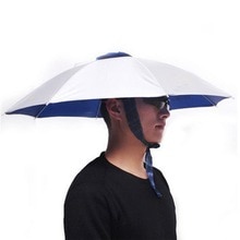 Outdoor visuitrusting vissen cap zonnescherm hoed vissen paraplu cap uv-bescherming folding zonnescherm paraplu cap