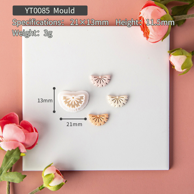 Cortadores de arcilla polimérica Kingfisher, cortador de pendientes de arcilla en forma de pájaro volador para amantes de los pájaros, herramientas para hacer colgantes de joyería: Moteado