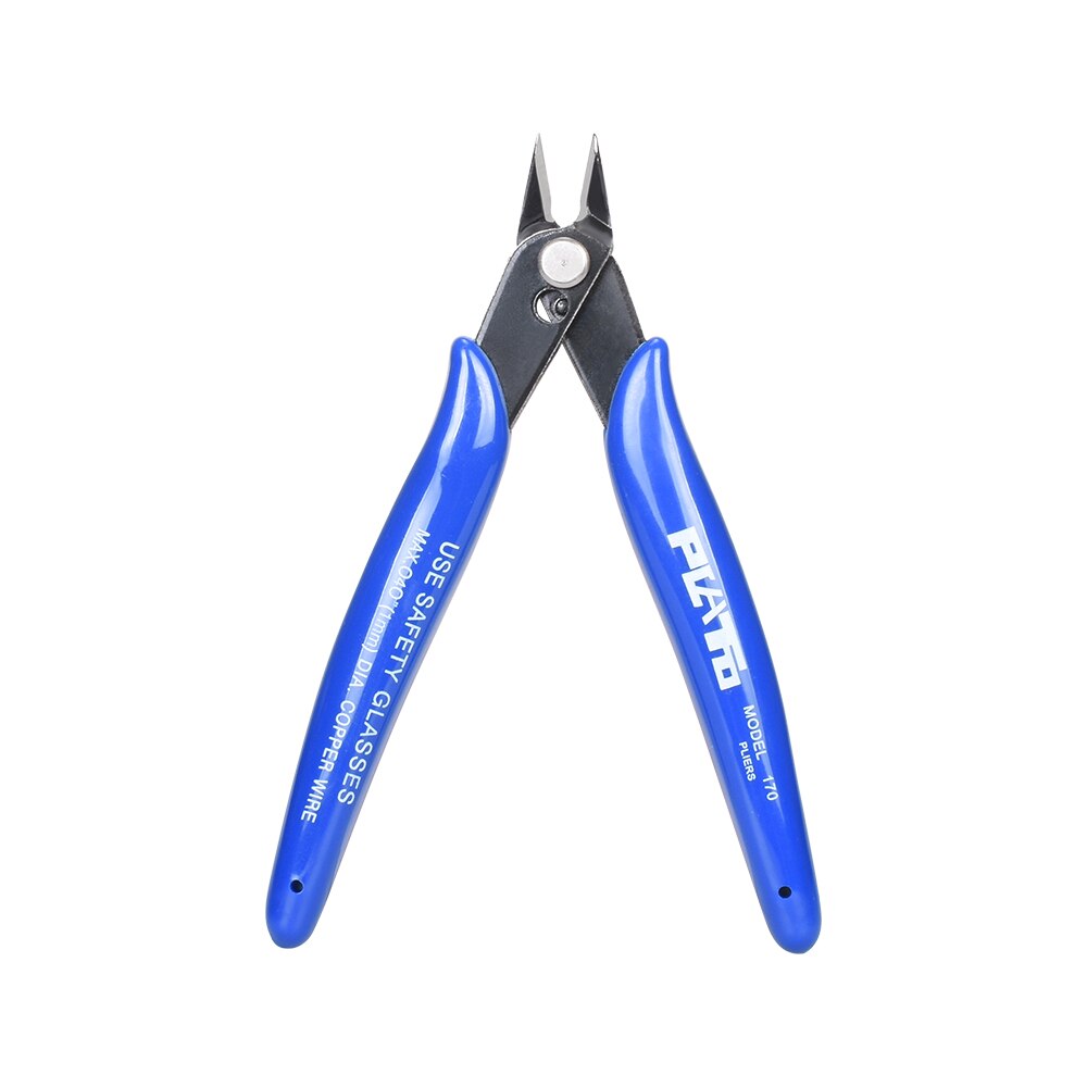 Outils d'imprimante 3D coupe-câble électrique coupe coupe côté cisailles affleurantes pinces PLA Filament ABS PETG 3D pièces: 2PCS / Dark Blue