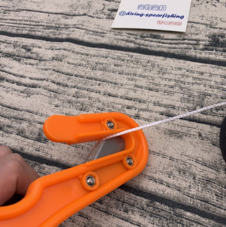 Dykbeslag dykskärare i rostfritt stål snabbsäkerhetsräddningsskärare