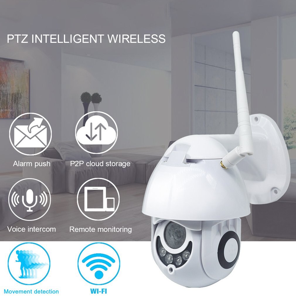 1080P High Definition Cctv Ip Camera Waterdichte Outdoor Wifi Security Camera Draadloze Ir 4Leds Lichten Camera