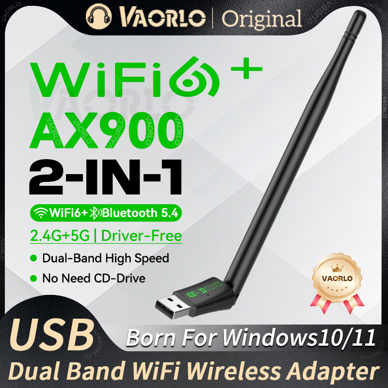 AX900 USB WiFi6 Bluetooth 5,4 Adapter Dongle Dual Band 2,4G/5GHz WiFi Netzwerk Drahtlose Wlan Empfänger mit Antenne Für Win10/11