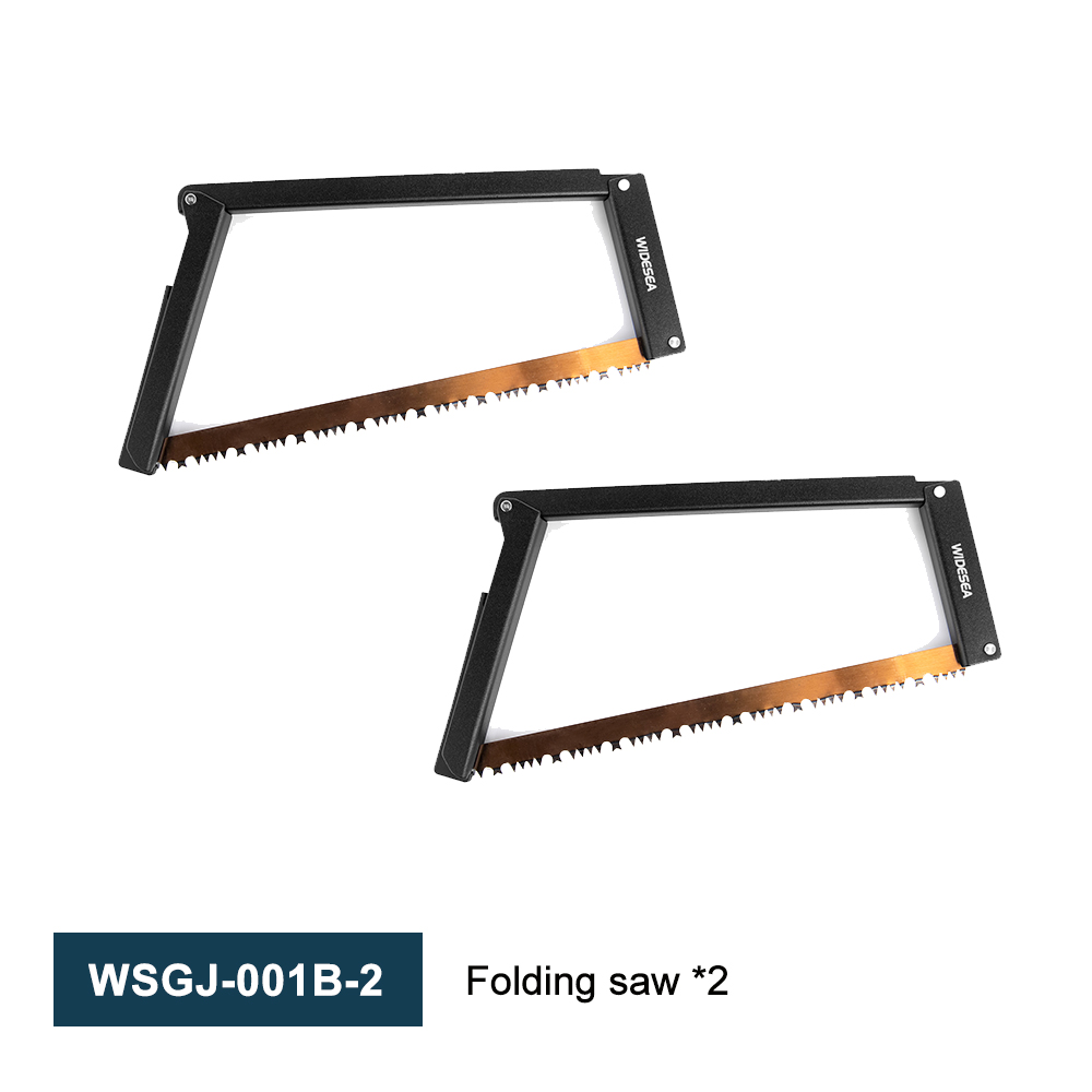 Widesea hopfällbar såg camping bärbar 32cm st mangan bågfil med förvaring hopfällbar skogsbruk utomhusverktyg för trä 4pc st: Röd