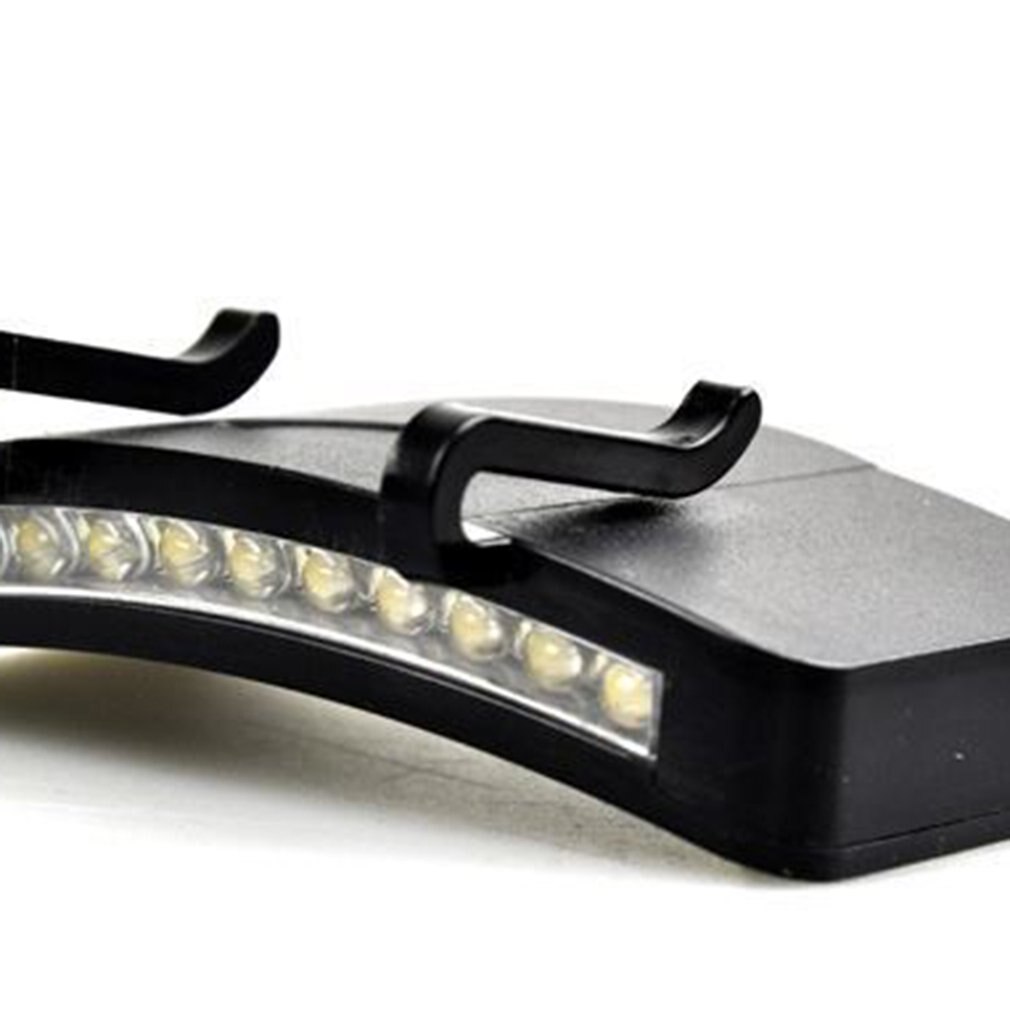 11 LEDs Super Bright Cap Light Battery/Charging Headlight Flashlight Head Cap Hat Light Clip on Light for Fishing Hiking