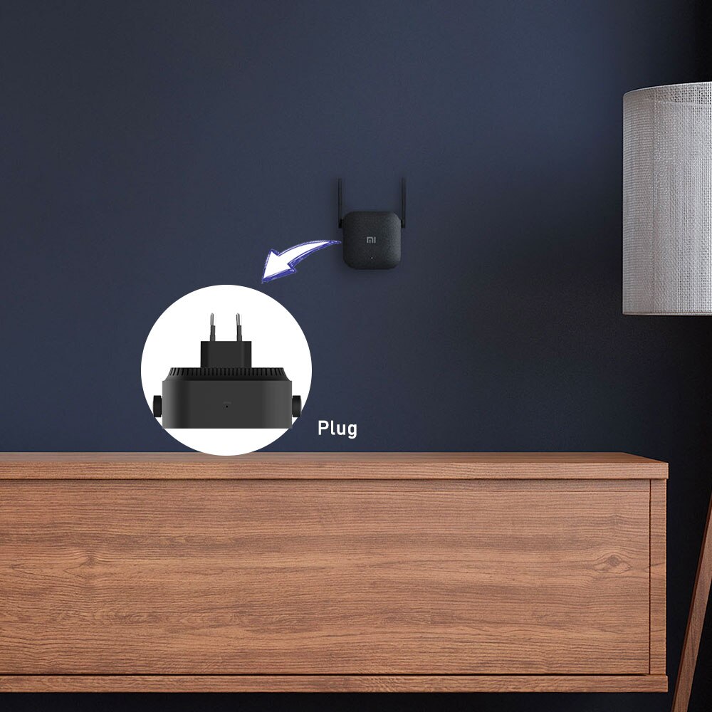Original Xiaomi WiFi Amplifier Pro 300Mbps WiFi Repeater Signal 2.4G Extender Roteador 2 Mi Wireless Router mi router home