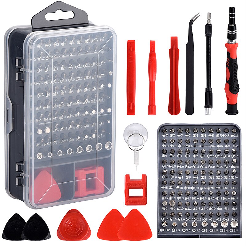 115 in 1 Torx Hex Screwdriver Set Multifunctional Working Mat Precision PC Mobile Phone Repair Device Hand Home Tools QHTITEC: THSD-101