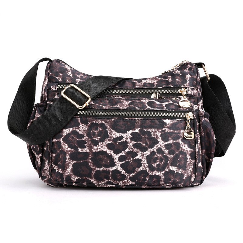 Moda Sacos de Nylon Impermeável Mulheres Mensageiro Carteira Do Vintage Impresso Hobos Bolsa Das Senhoras Sacos Crossbody Sacos de Ombro do Sexo Feminino: G