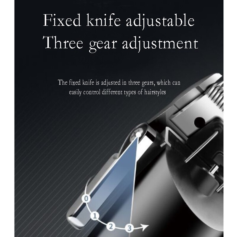 barber shop all metal hair clipper cord cordless hair trimmer rechargeable electric hair cutting machine haircut