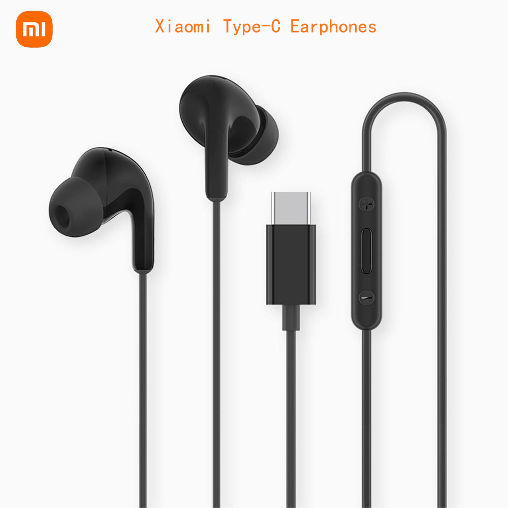 Auriculares originales Xiaomi tipo C Mi 14 iphone 15 16 Pro max auriculares internos Redmi Note 10 9 tipo C auriculares con cable teléfono