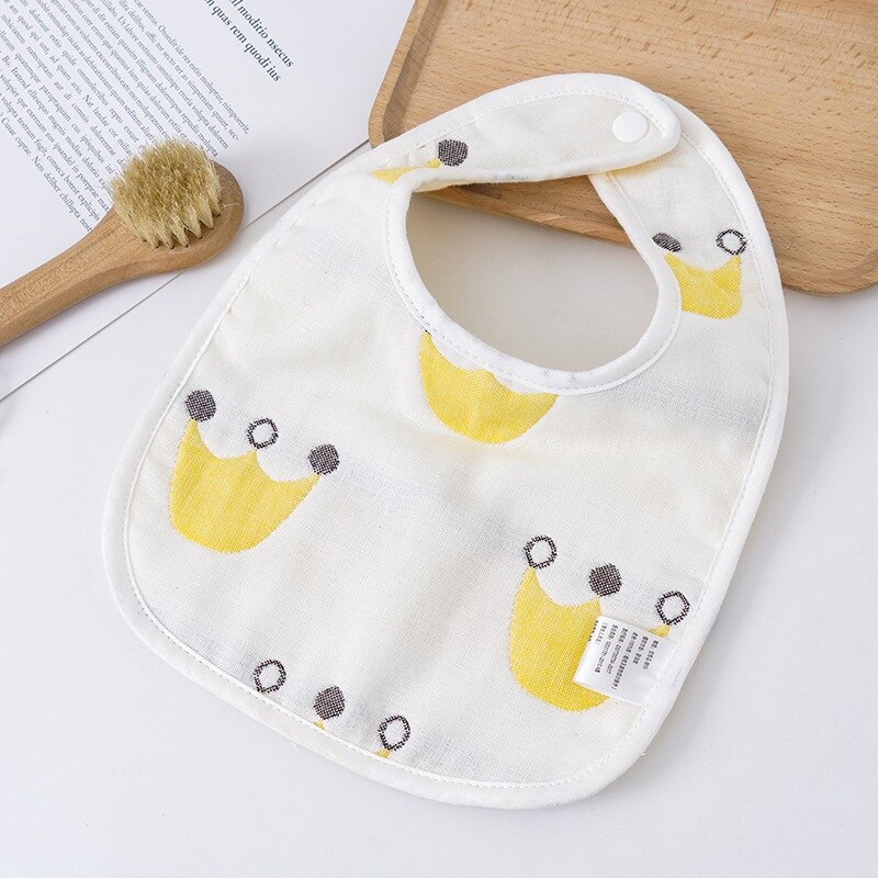 0-3T Baby Lätzchen Druck Waschbar U Geformt Lätzchen Kleinkind Baby unisex Sechs schichten Saugfähigen Sabbern Handtuch Weichen Lätzchen Blick Speichel Handtuch: E