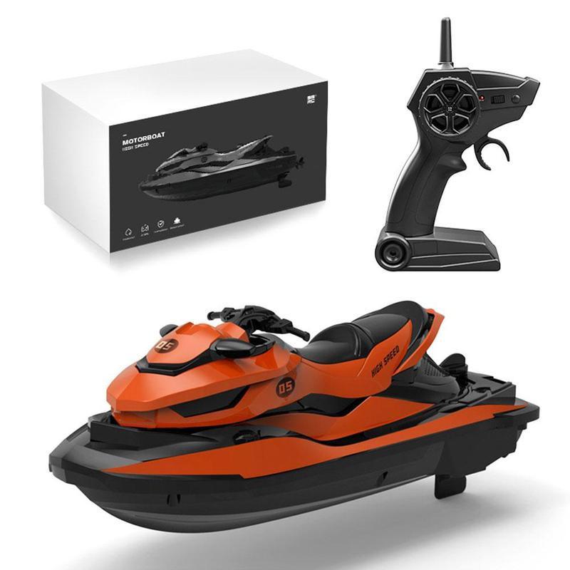 M5 2.4G Mini Afstandsbediening Rc Boot Motorboot Kinderen Educatief Speelgoed Leren In Model Speelgoed Voor Water Skiën kinderen S B8N4: Red