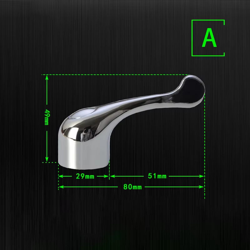 Cold Faucet Switch Handle Kitchen Bathroom Accessories Chrome Plated Shower Basin Handwheel Mixer Tap Spool Repair Parts: Brushed Nickel