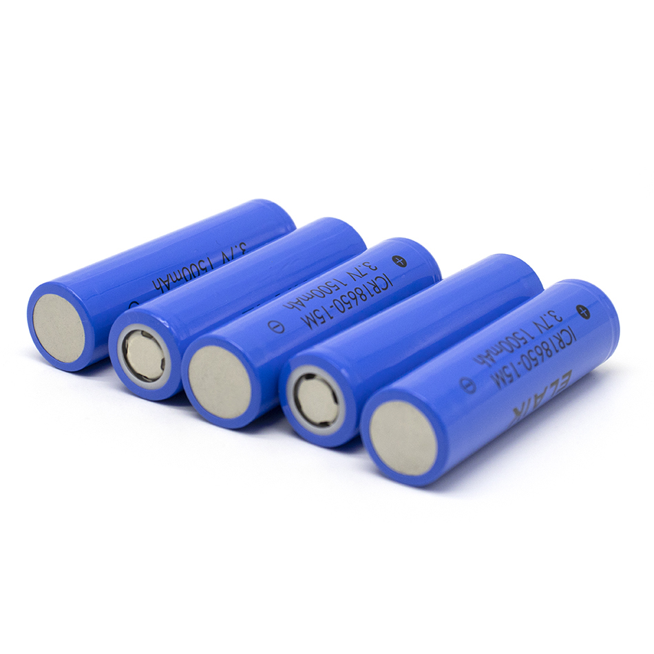 Batería de litio Digital recargable, 1-20 piezas, 3,7 V, ICR18650-15M, 1500mAh, adecuada para linterna pequeña, batería de ventilador pequeño