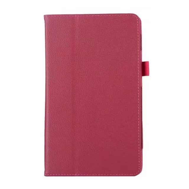 Magnetic PU Leather Case for Huawei MediaPad T3 8.0 Stand Cover For Huawei Media Pad KOB-L09 KOB-W09 8 inch Tablet Funda Capa: Rose red