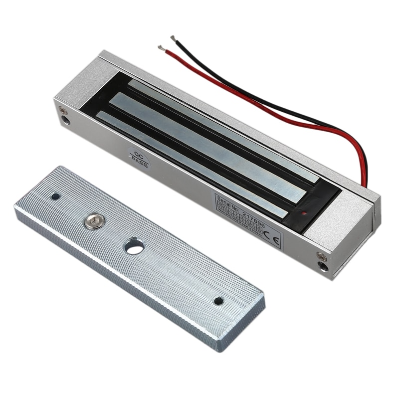 NEUE-Einzel Tür 12V Elektrische Magnetische Elektromagnetische sperren 180KG (350LB) haltekraft für Zugriff Kontrolle silber: Ursprünglich Titel