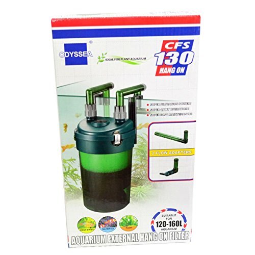Odyssea CFS 130 Hang on Aquarium Canister Filter External