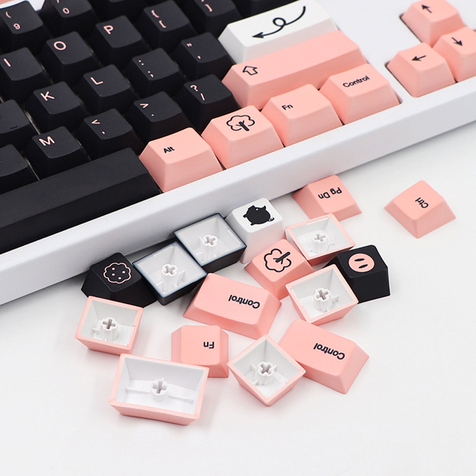 Keycaps Replacement 138 Key Cherry Profile Key For Mechanical Keyboard Keycapsdye-sublimation Mechanical Keyboards Accessories